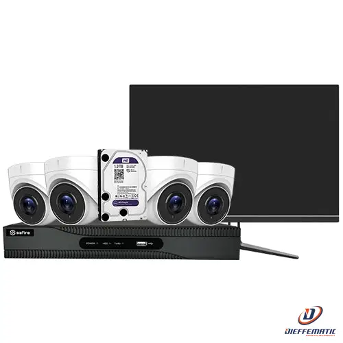 Safire SF-KIT41-4K Kit 4K preconfigurato