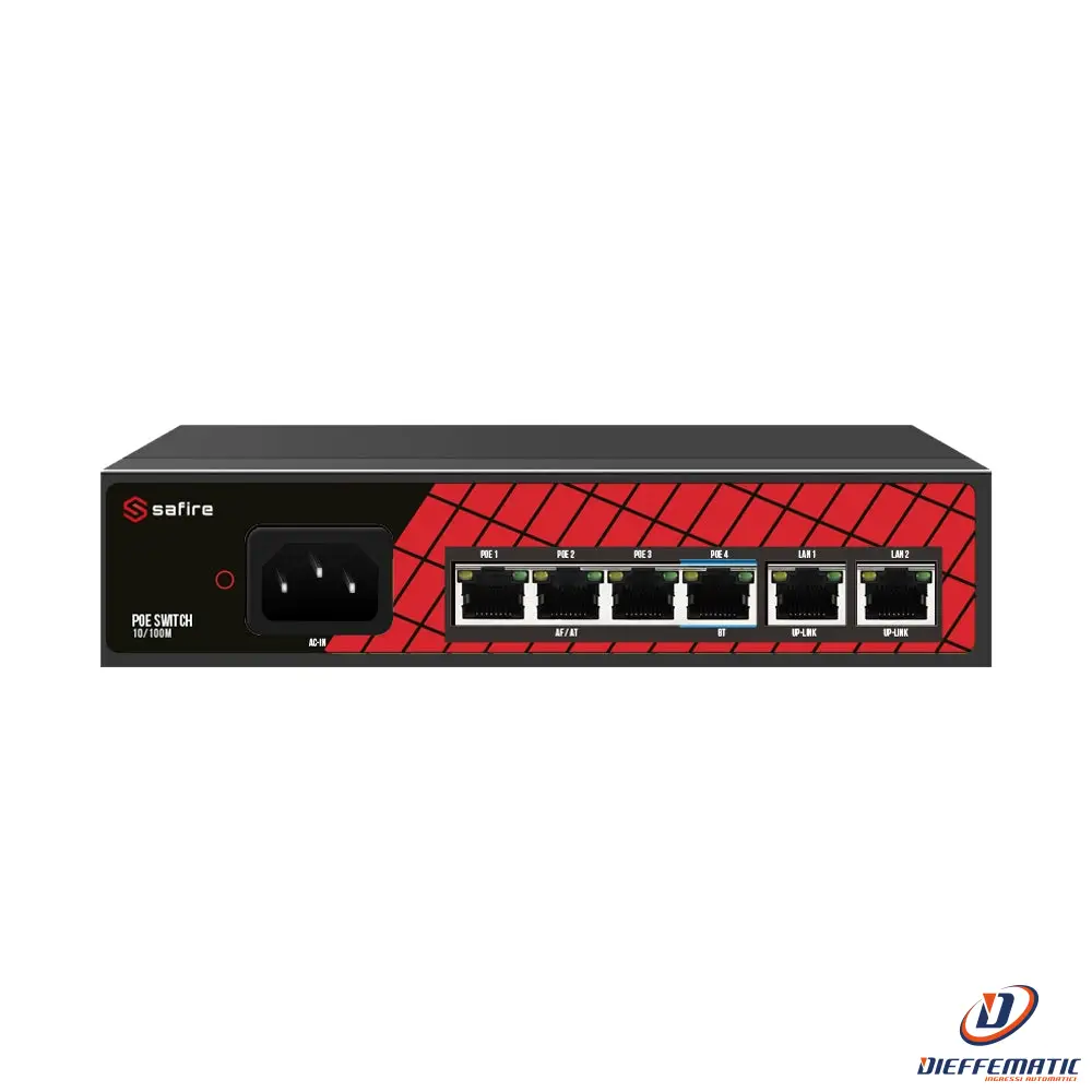 Safire SF-SW0604HIPOE-60 Switch Hi-PoE