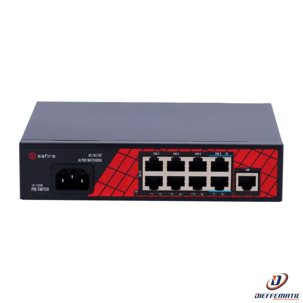 Safire SF-SW0908HIPOE-120 Switch Hi-PoE