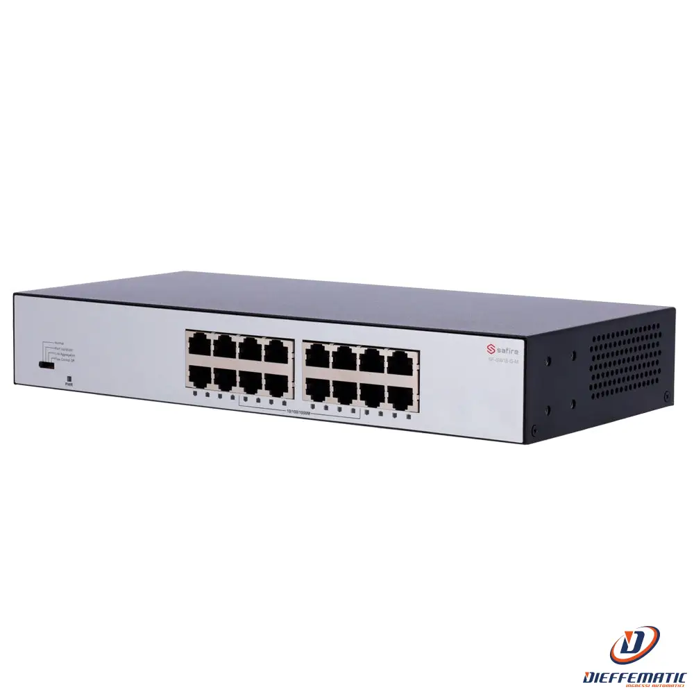 Safire SF-SW16-G-M Switch da tavolo