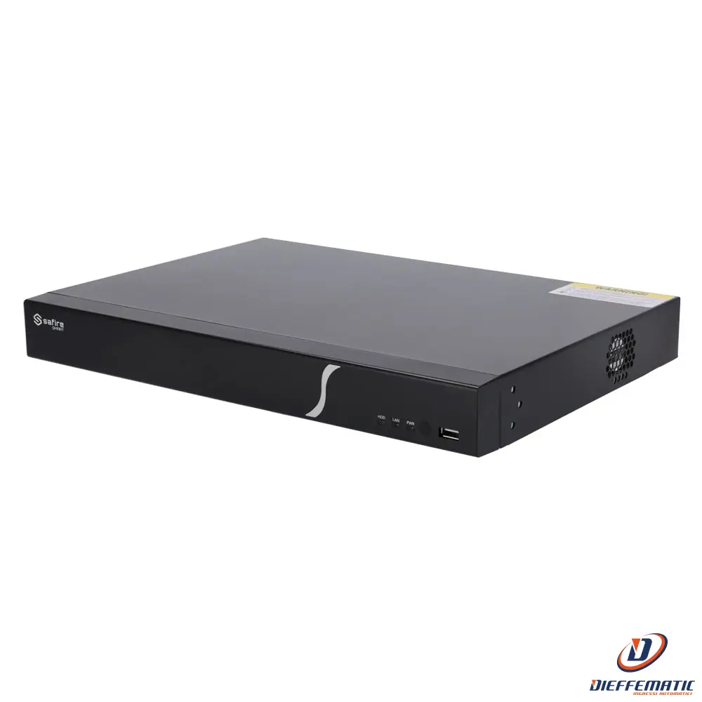 Safire Smart Sf-Nvr6216-B2 Videoregistratore Nvr Per Telecamere Ip