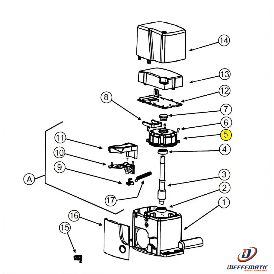 Sc62 Coperchio Statore At Plus Kv20 Ricambio
