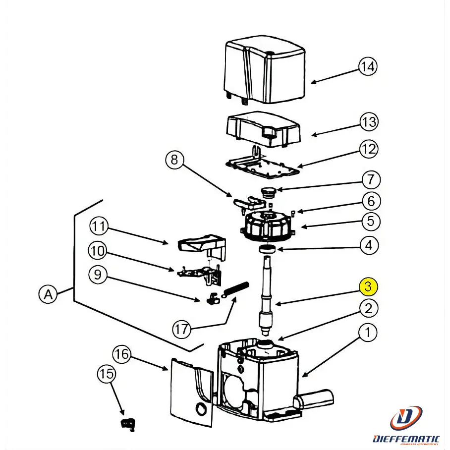 Sc83 Albero Motore At Plus Kv20 Ricambio