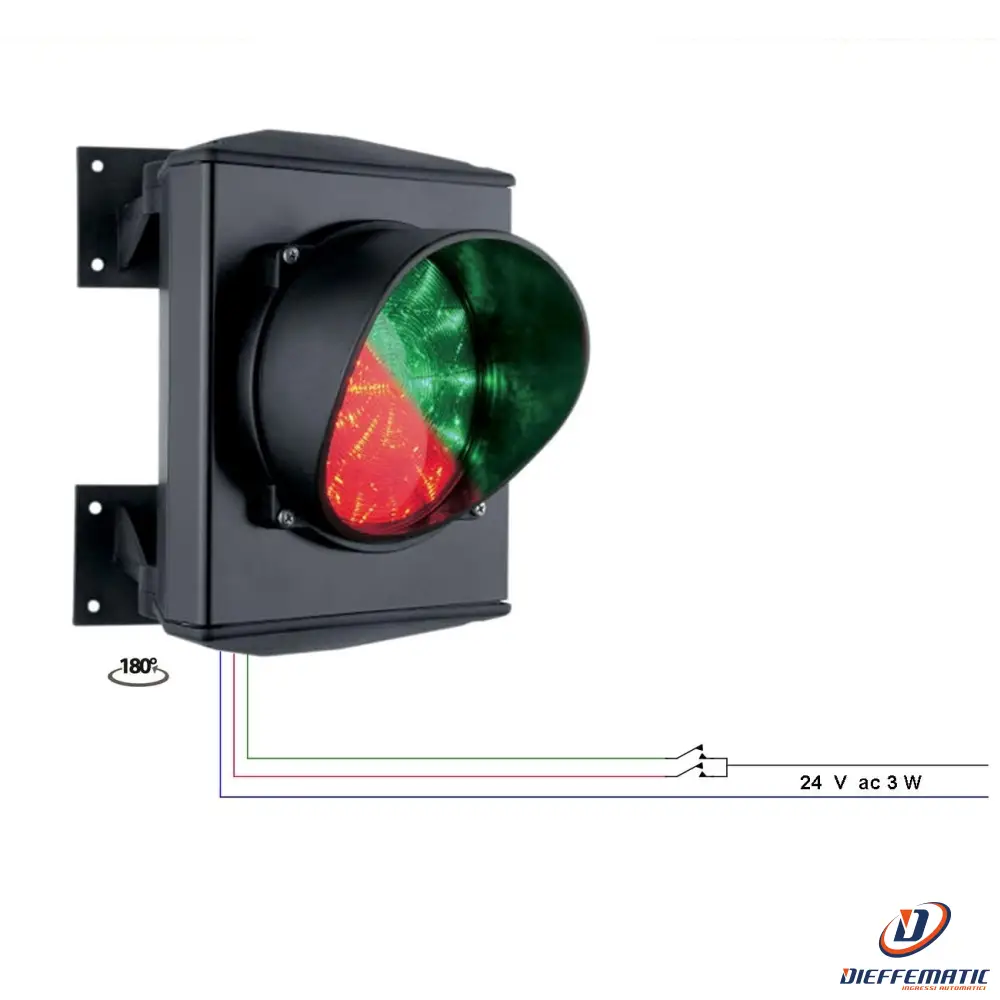 Semaforo Scheda 50 Led 25 Rossi 25 Verdi 24Vac/Dc 3W Securvera Ss-Sbrsblrvgb