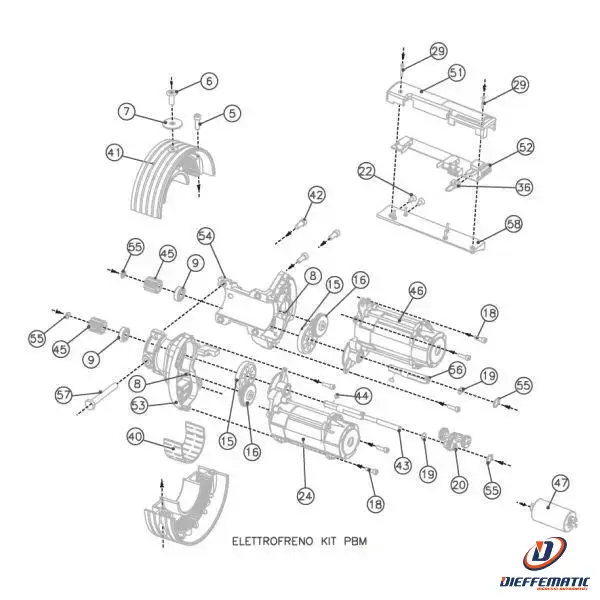 Semicorona 240 Per Titan 240/76 Bm V3.0 Acm 51210002 Automazione Automatismi