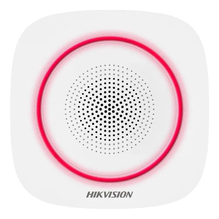 Sirena Interna Via Radio 868 Mhz Ax Pro Hikvision Ds-Ps1-I-We(B)(Red Indicator)