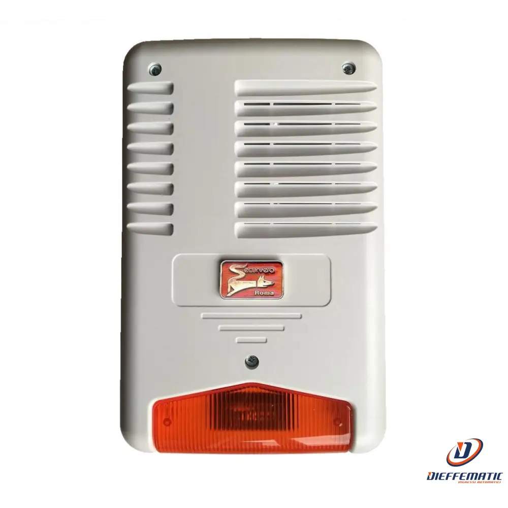 Sirena Lampeggiante Esterna Bitono 110 Db 12 Vcc 1,5 Ah Securvera Sv-Splsflpaia
