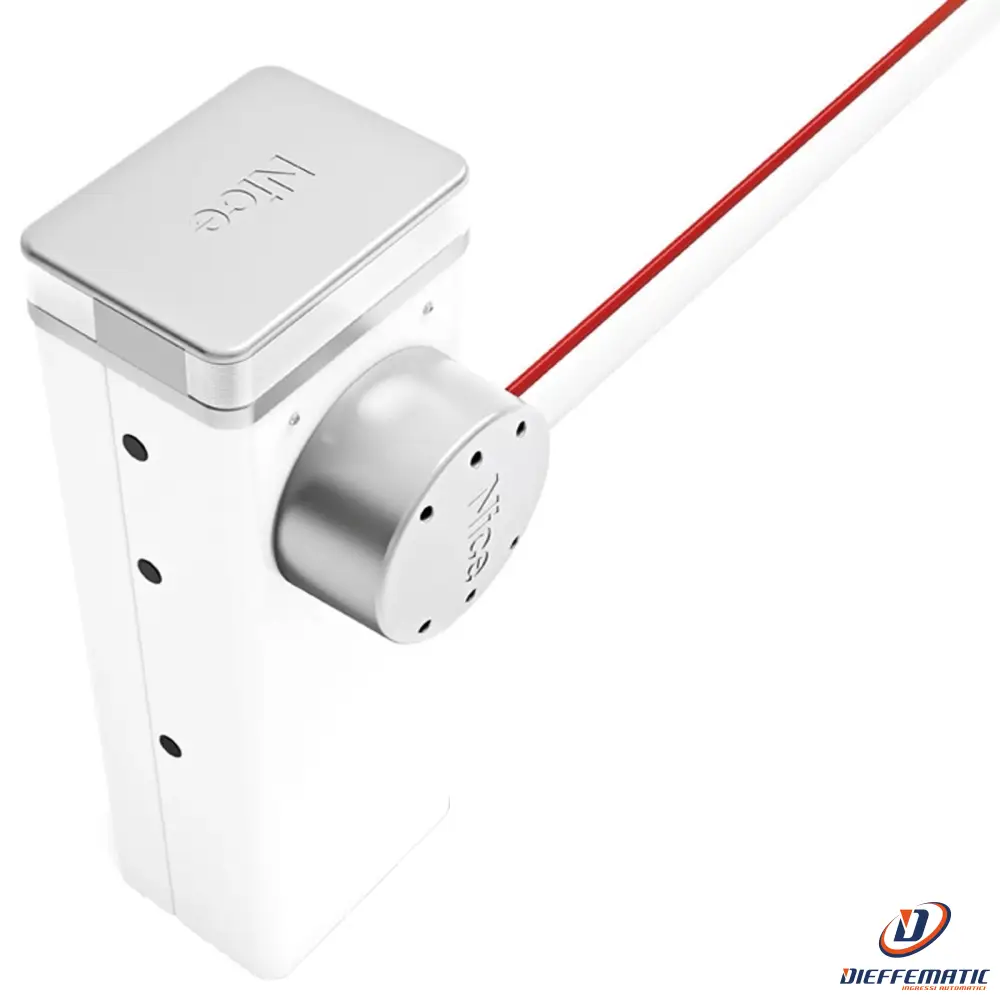 Sistema Alzabarriera Per Aste Da 5, 6 O 7 M Nice M-Bar M7Barwh Automazione Nuovo