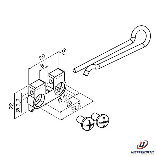 Staffa Per Applicazione A Sporgere Con Accessori Mingardi 2700898 Automazione