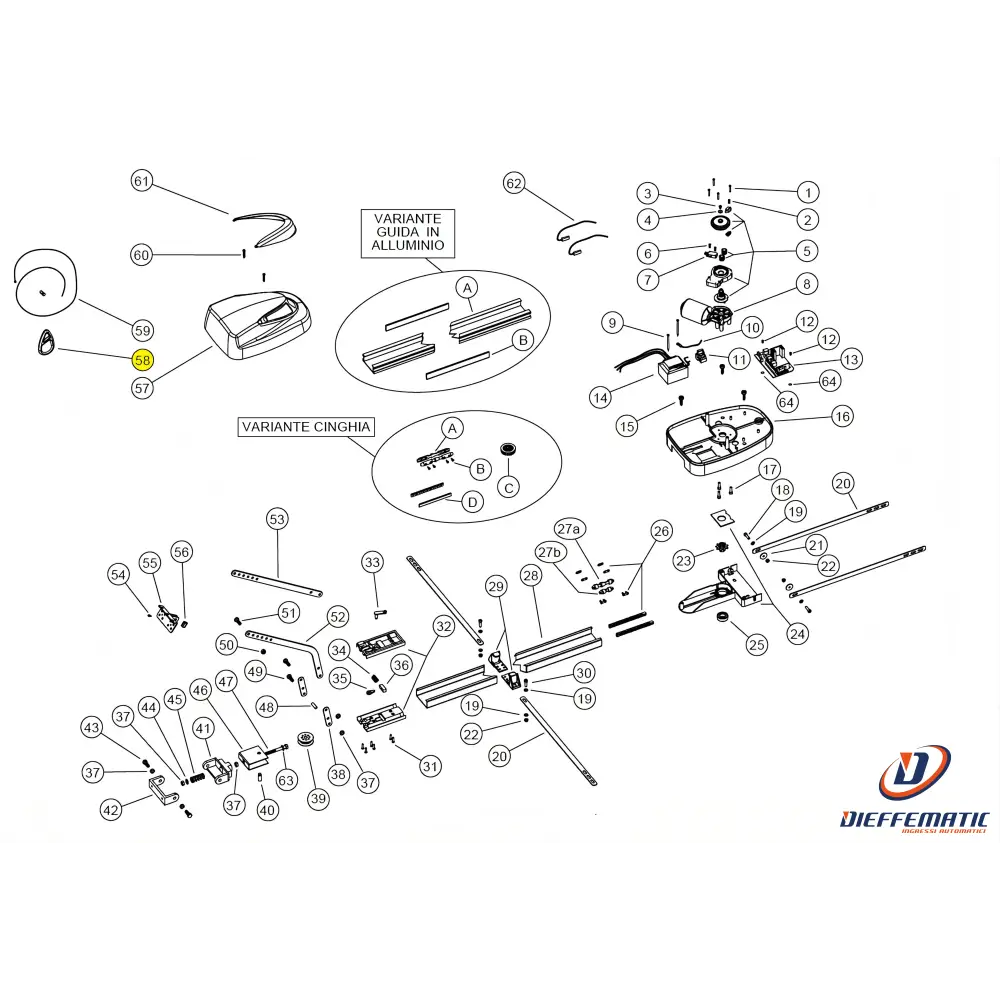 Stp019 Piastrina Sblocco Utile Uniko Ricambio