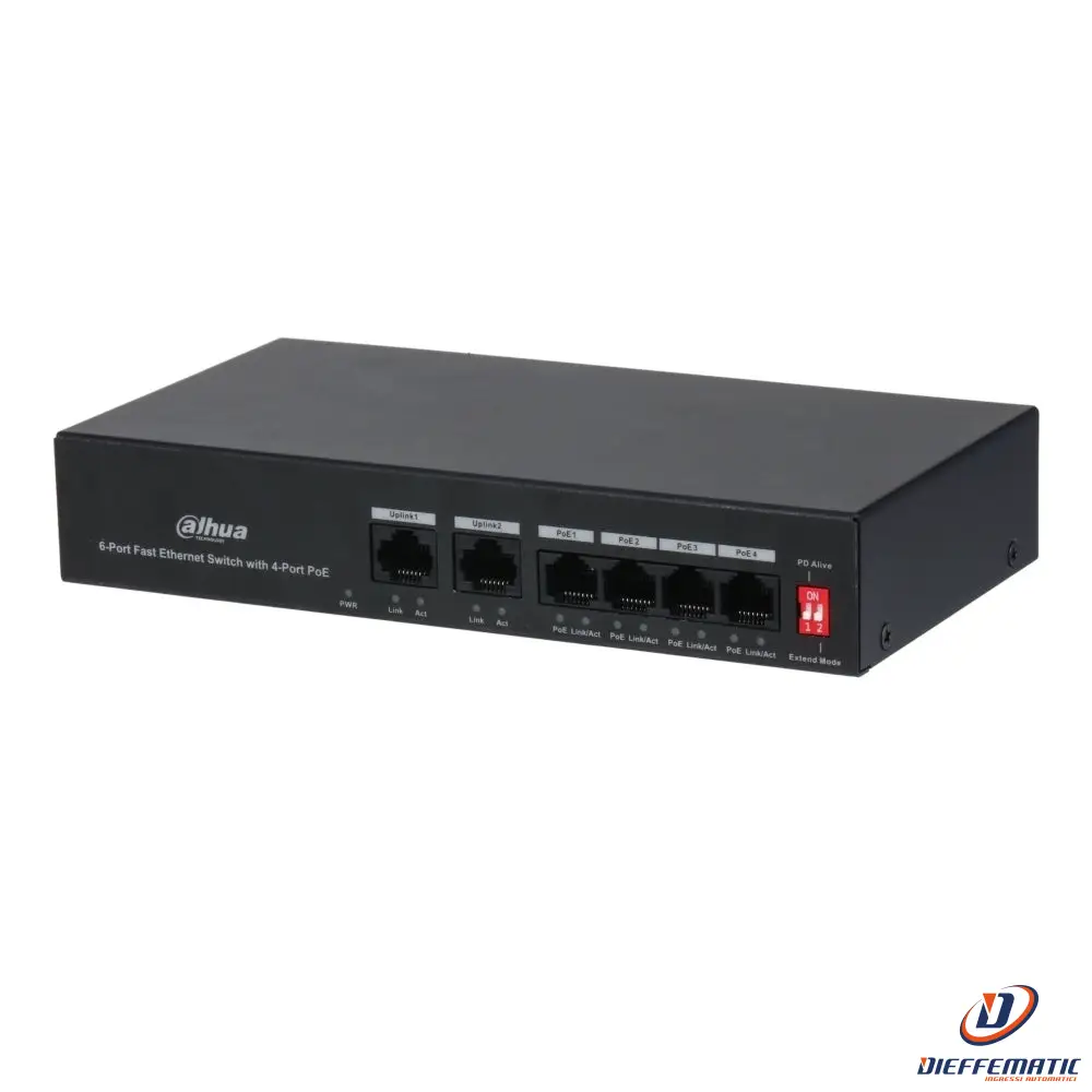 Switch A 6 Porte Con 4 Porte Poe (36 W Nice Pfs3006-4Et-36 Pfs3006-4Et-36 Home