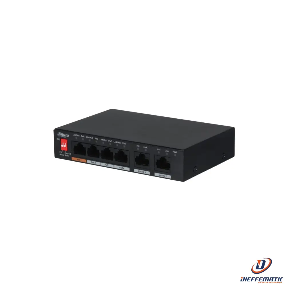 Switch A 6 Porte Con 4 Porte Poe (60 W) Nice Pfs3006-4Et-60-V2 Pfs3006-4Et-60-V2