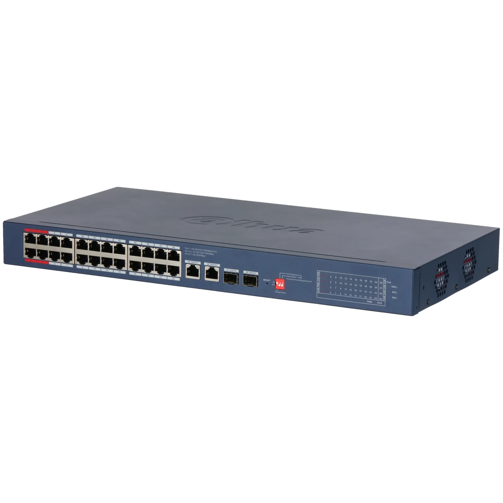 Switch Cloud Managed 28 Porte Gigabit (24 Poe <375 W) Dahua Cs4228-24Gt-375