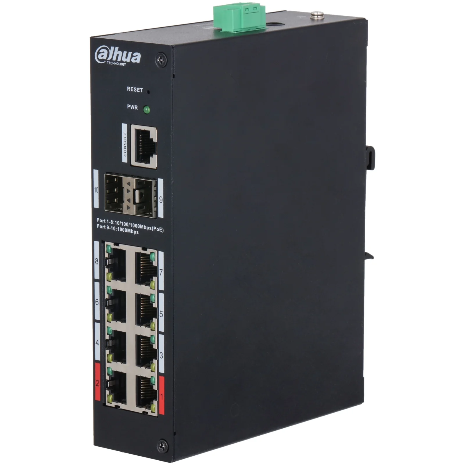 Switch Hardened Managed 10 Porte Gigabit (8 Poe <110 W) Dahua Hs4210-8Gt-110
