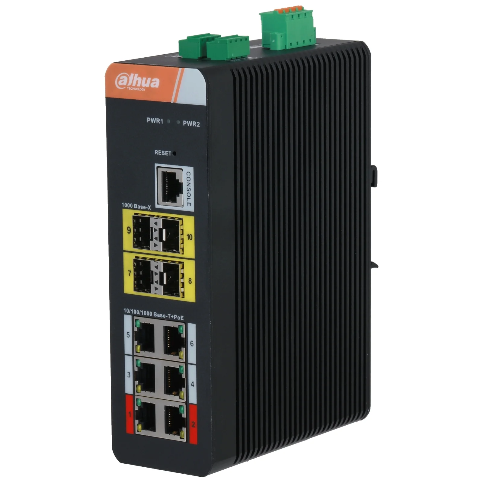 Switch Industrial Managed 10 Gigabit (6 Poe <120 W) Dinr Dahua Is4410-6Gt-120