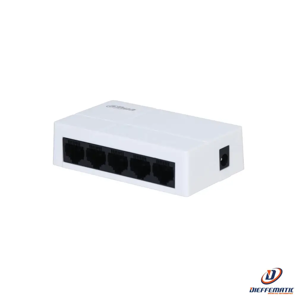 Switch Layer 2 Unmanaged 5 Porte Dahua Pfs3005-5gt-l-v2 Sorveglianza Sicurezza
