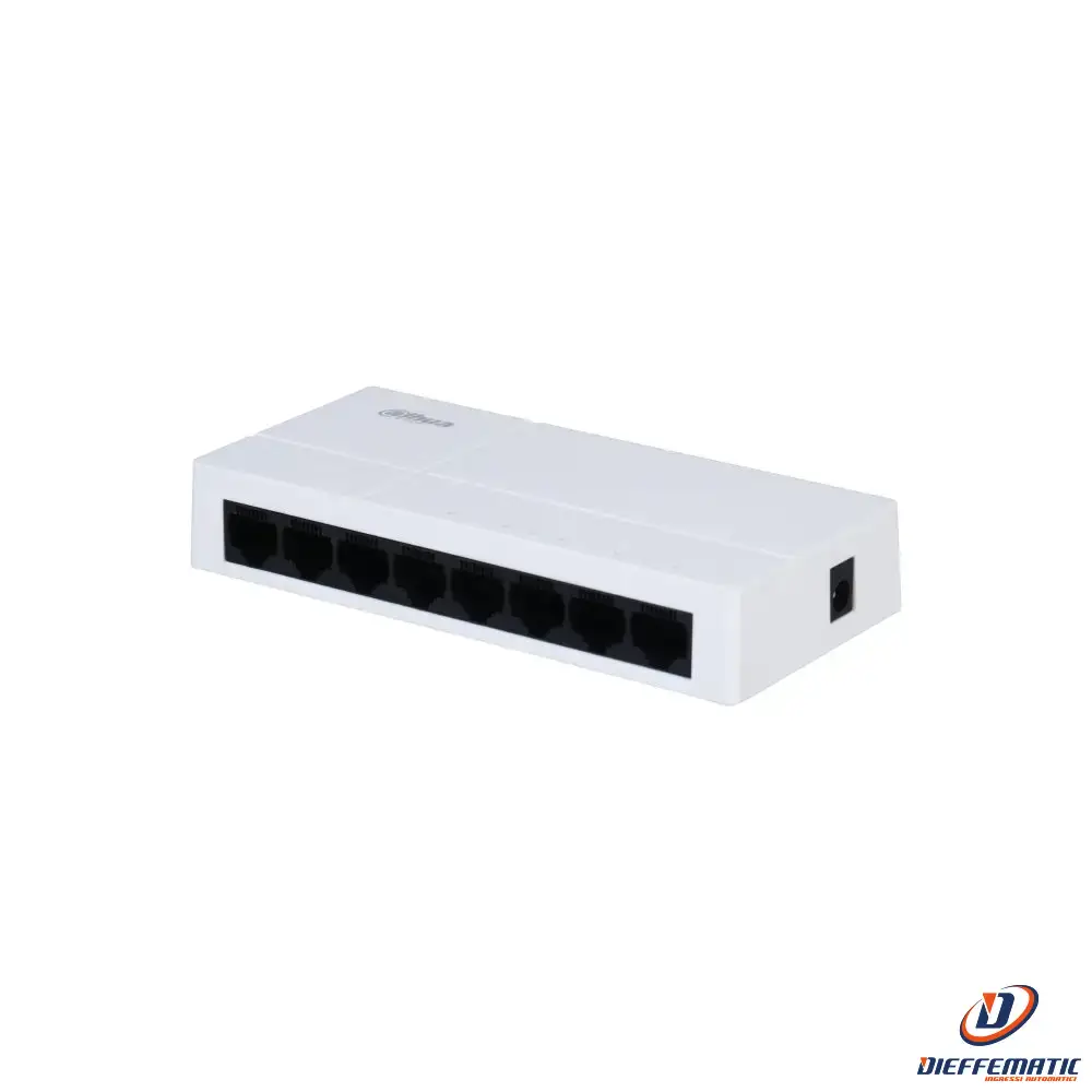 Switch Layer 2 Unmanaged 8 Porte Dahua Pfs3008-8gt-l-v2 Sorveglianza Sicurezza