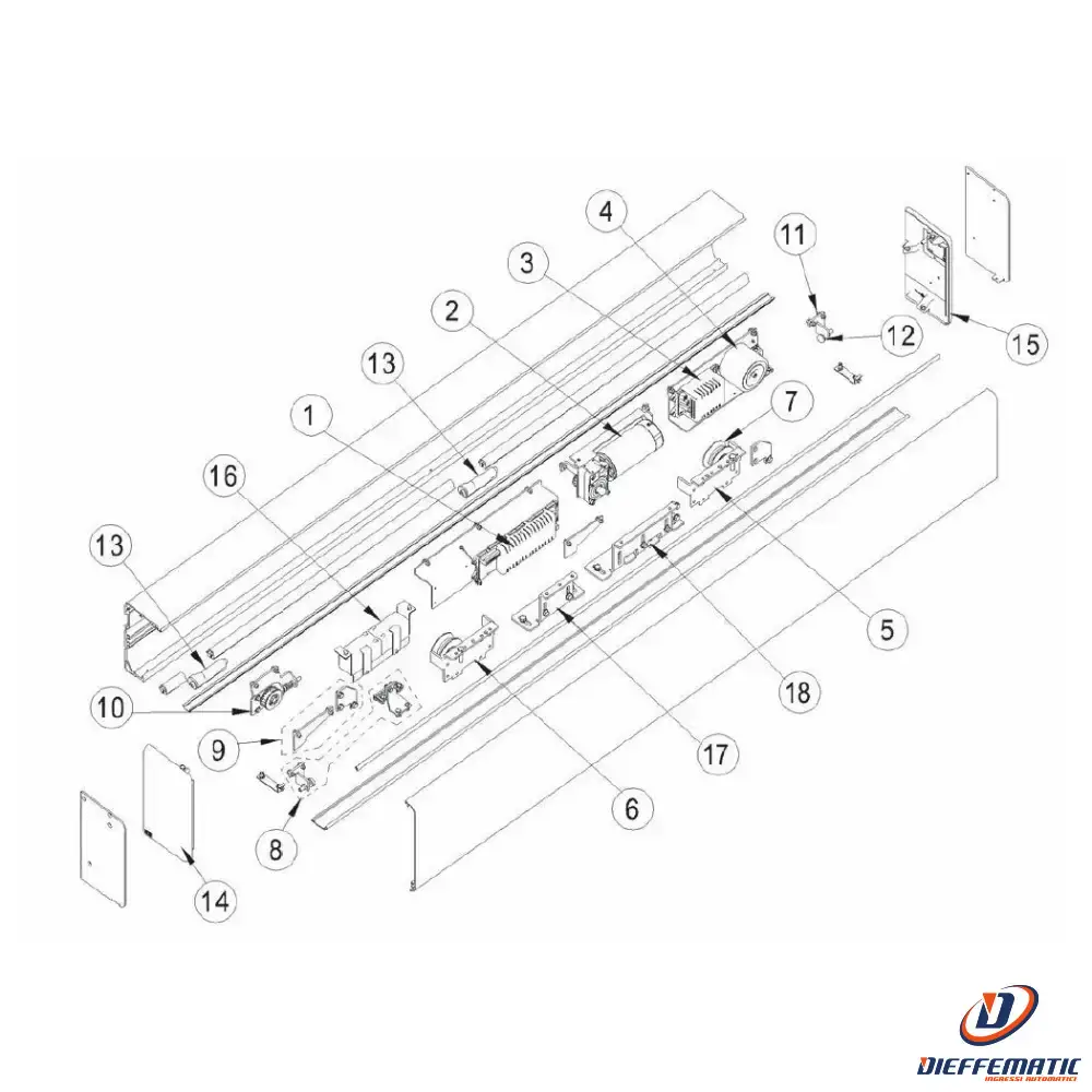 Tappo Di Battuta Kit 2pz Valor Hh-hs Ditec Entrematic 6r467 Ricambio Originale