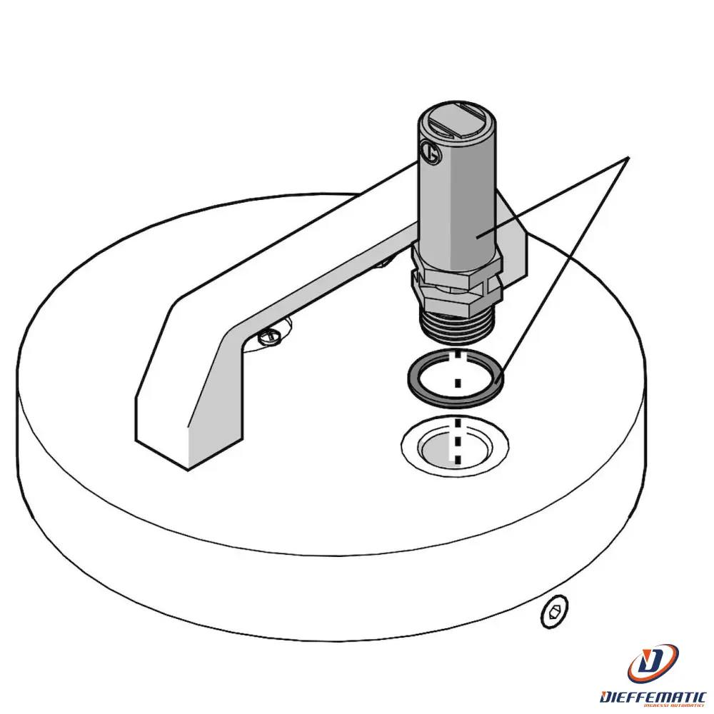 Tappo Di Sfiato J355 Ha M50 Faac 63003388 Ricambio Originale Automazione Nuovo