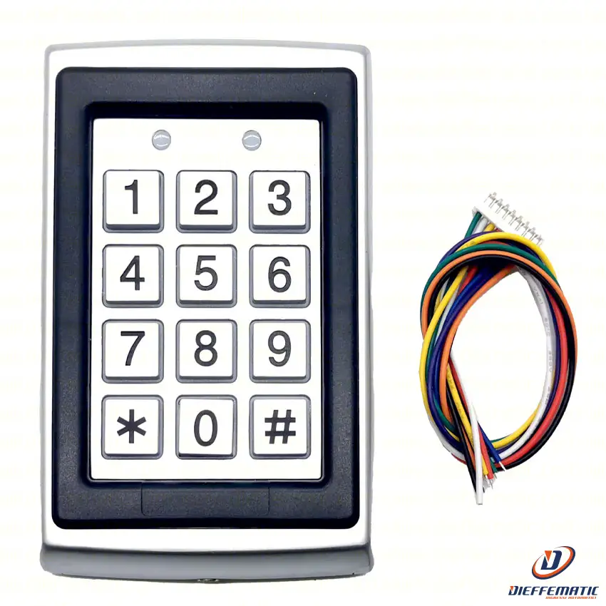 Tastierino Di Controllo Accessi Con Lettore ProssimitĂ Em & Mf 7612Em