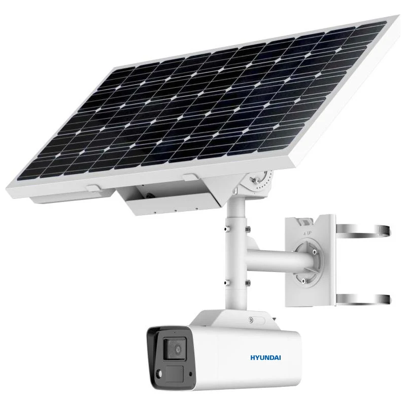 Telecamera Ip Solare Con 4G Hyundai Hyu-955N Sorveglianza Monitoraggio Sicurezza