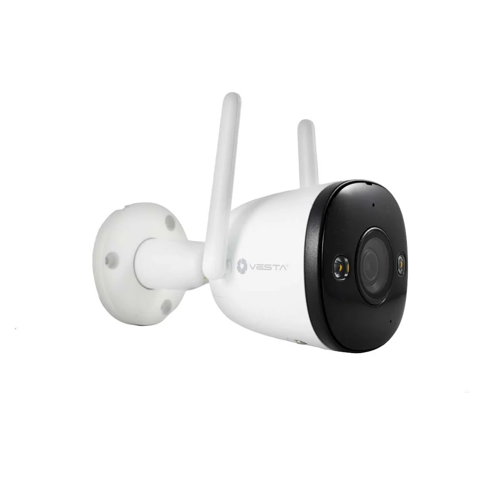 Telecamera Wifi Ip 2Mp Con Ir 30M, Ip67 Vesta Vesta-293-433 Sorveglianza
