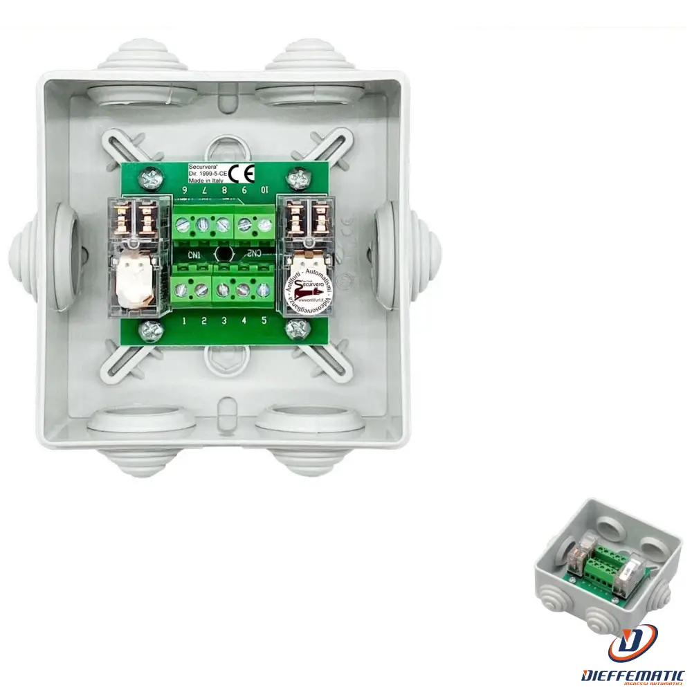 Teleinvertitore 220V 50Hz Per Sincronizzare 2 Semafori Securvera Ss-Tietdltdmb