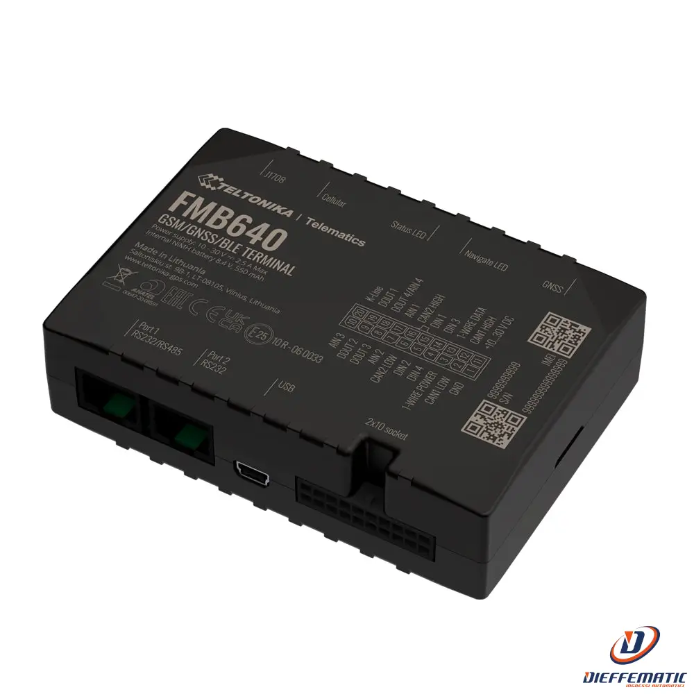 Teltonika TK-FMB640 Tracker professionale per veicoli