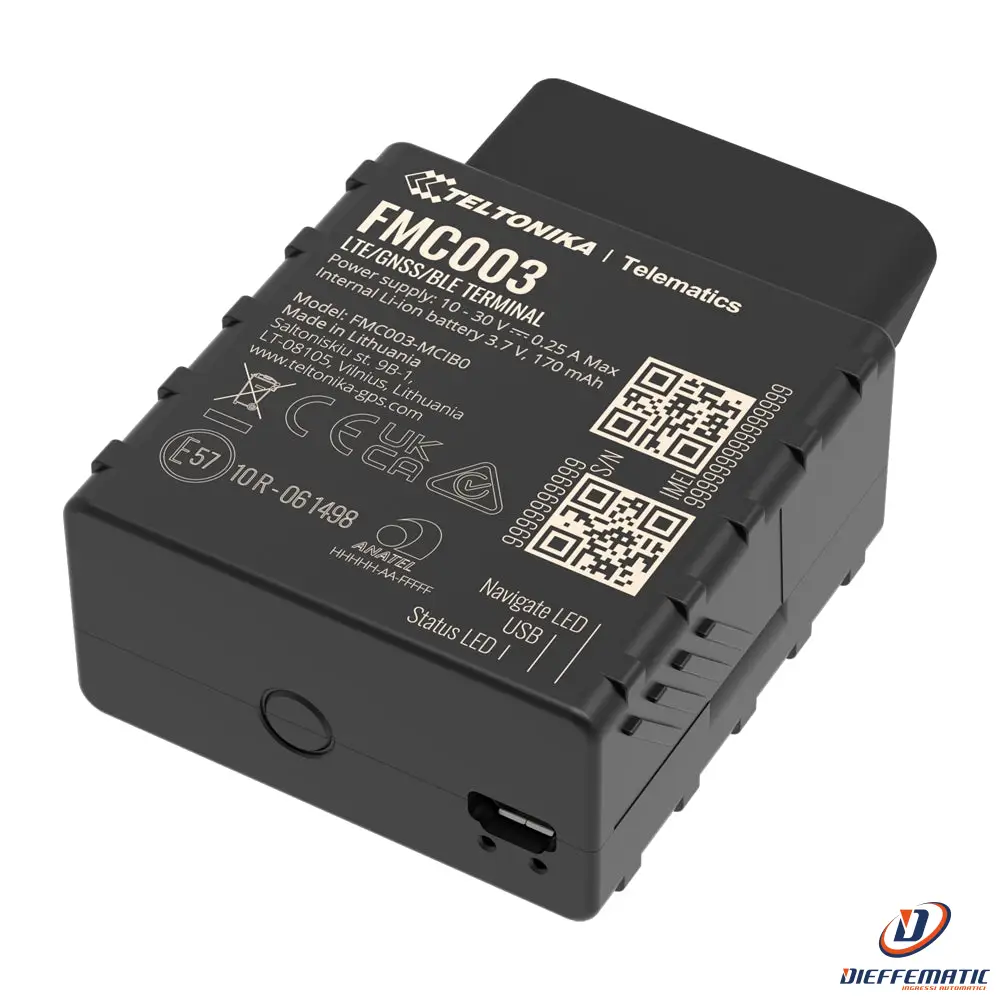 Teltonika TK-FMC003 Tracker Plug & Play per veicoli