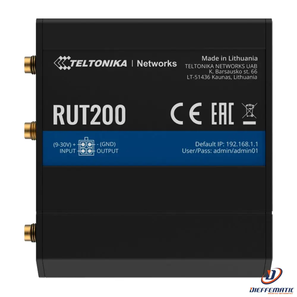Teltonika TK-RUT200 Router 4G Industriale