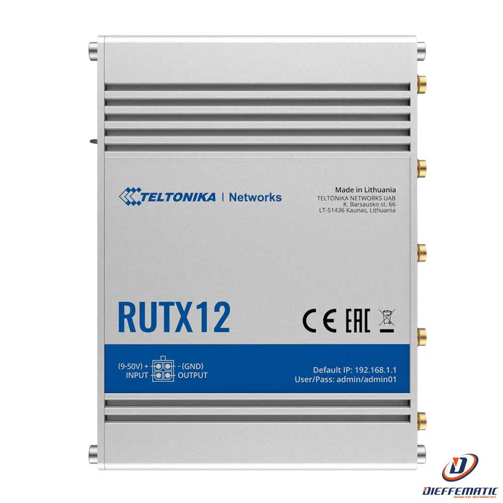 Teltonika TK-RUTX12 Router 4G Industriale