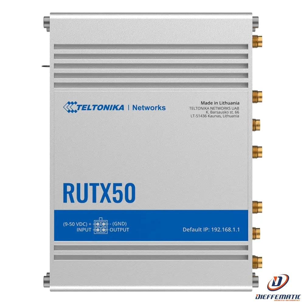 Teltonika TK-RUTX50 Router 5G Industriale