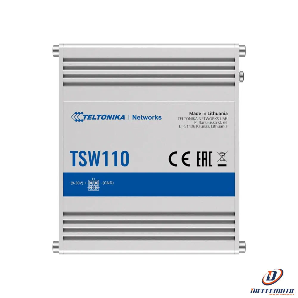 Teltonika TK-TSW110 Switch Unmanaged Industriale