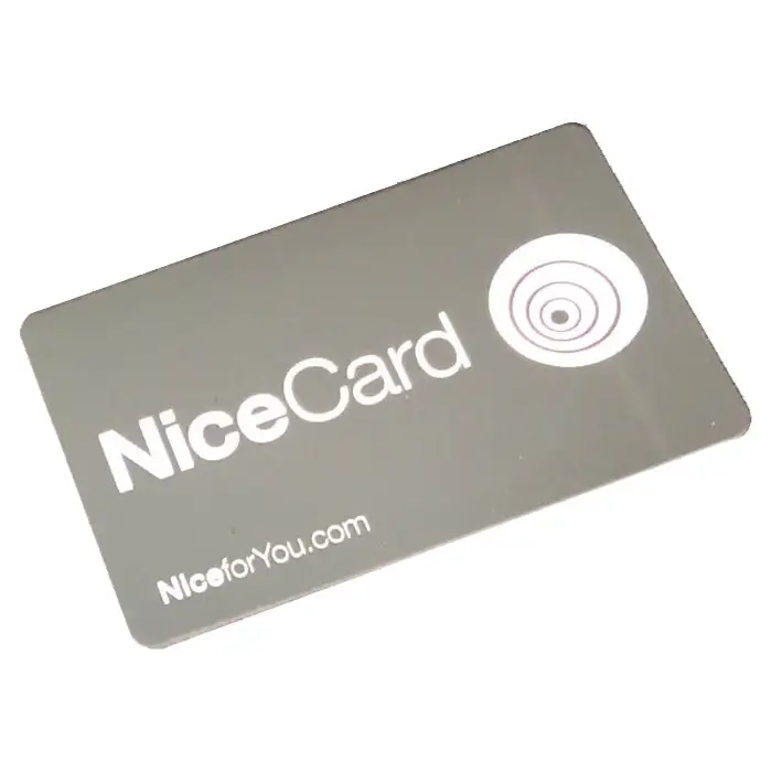 Tessera A Transponder Riprogrammabile Con Palmare Mou O Obox Nice Mocard 10Pz