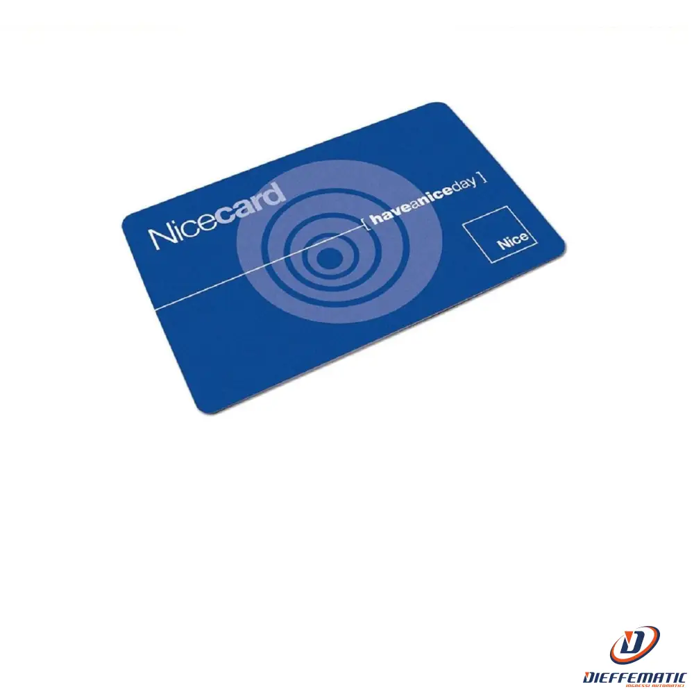 Tessera Magnetica O Card Trasponder Nice Per Mymoon Securvera Sn-Car1Cmvbtd