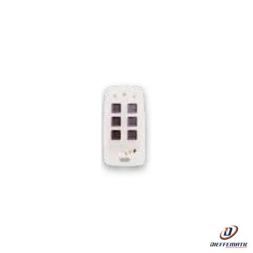 Trasmettitore Esacanale (433,92Mhz) Bianco Per Rha/Shu Ego Kube Home 150/4066