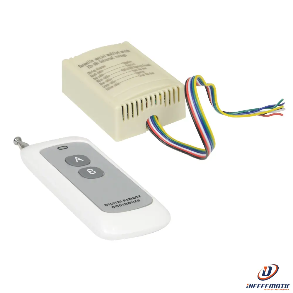 TS-PUSHBUTTON Relè wireless con telecomando per tornelli