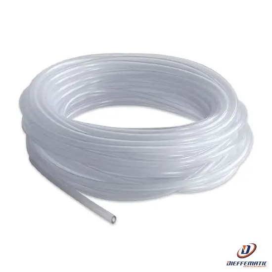 Tubo flessibile dell'aria PVC 2/4 mm trasparente 100 m Bircher PVC 2/4 207495