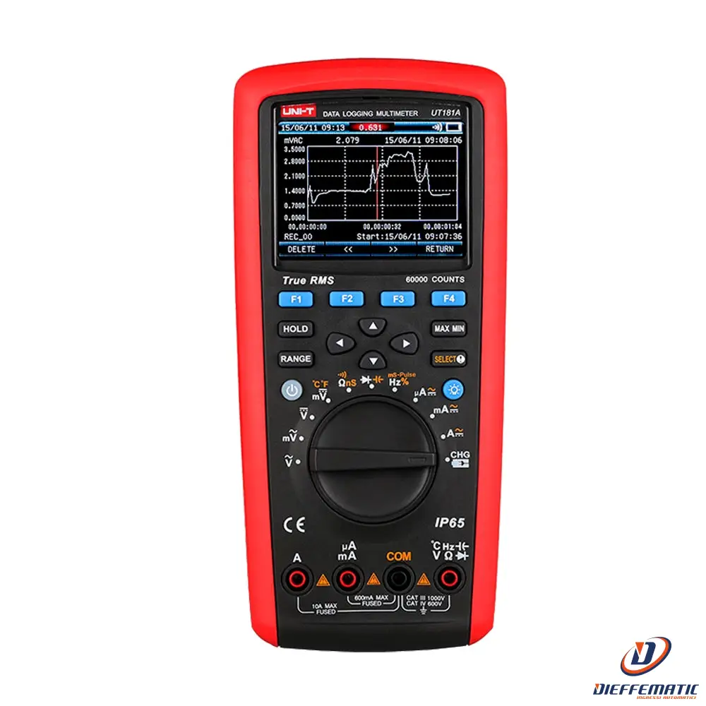 Uni-trend UT181A Multimetro con registrazione dati True RMS