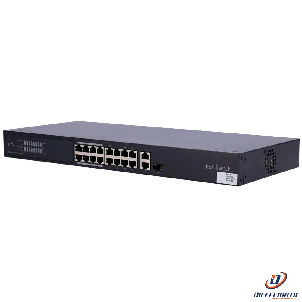 Uniview UV-NSW3000-16T1GT1GC-POE-IN Switch PoE Cloud Managed