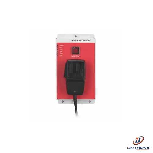 Urmet Base Microfonica Di Emergenza Da Parete, Linea 450 1043/463 Sicurezza