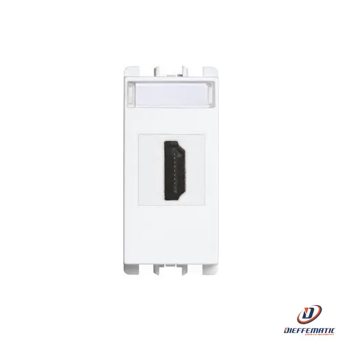 Urmet Connettore Hdmi Con Adattatore Da 19 Poli F/F 1 Modulo Nea Bianco 10450.B