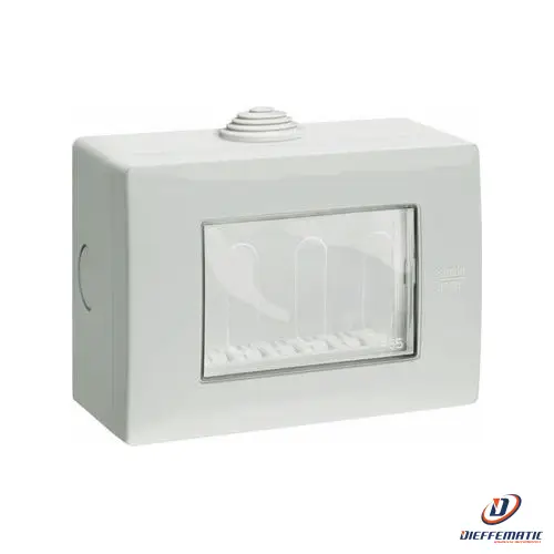 Urmet Contenitore, 3 Moduli, Grigio Ral 7035, Ip55, Nea 12503 Originale Garanzia