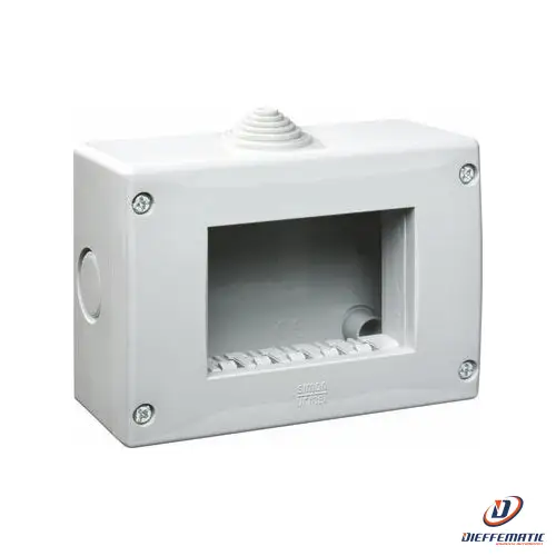 Urmet Contenitore, 4 Moduli, Grigio Ral 7035, Ip40, Nea 12403 Originale Garanzia