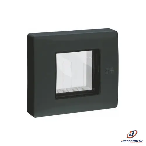 Urmet Coperchio Protetto, 2 Moduli, Antracite, Ip55, Nea 12512.An Originale