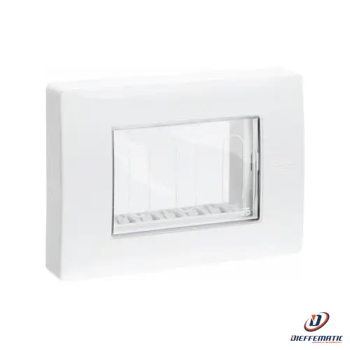 Urmet Coperchio Protetto, 3 Moduli, Bianco, Ip55, Nea 12513.Bn Originale Nuovo