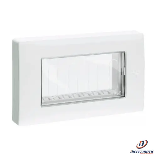 Urmet Coperchio Protetto, 4 Moduli, Bianco, Ip55, Nea 12514.Bn Originale Nuovo