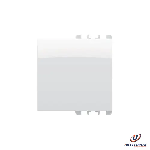 Urmet Copritasto, 2 Moduli, Nea, Bianco Ghiaccio 10360/2Bg Installazione Civile