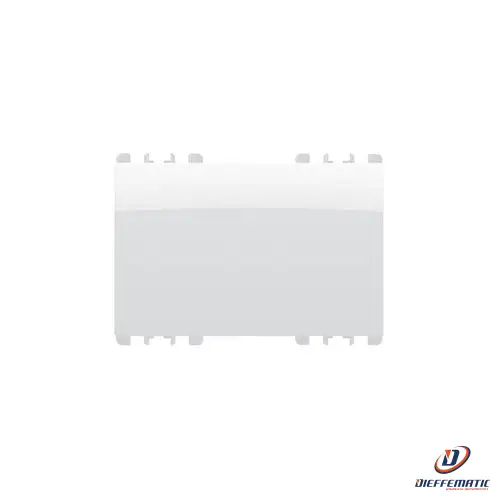 Urmet Copritasto, 3 Moduli, Nea, Bianco Ghiaccio 10360/3Bg Installazione Civile