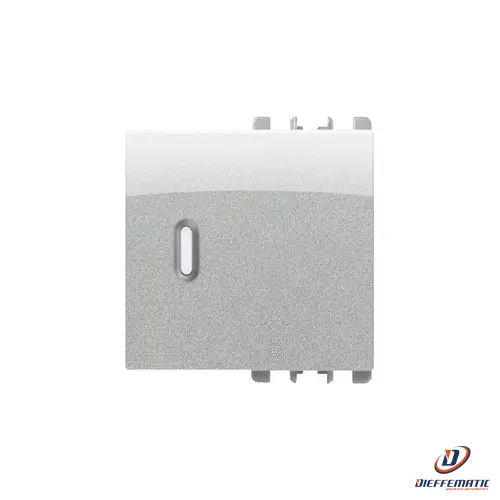 Urmet Copritasto Diffusore Trasparente 2 Moduli Alluminio 10362/2Al Originale